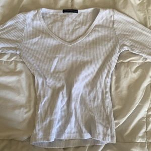 brandy melville/ white/ josephine top
